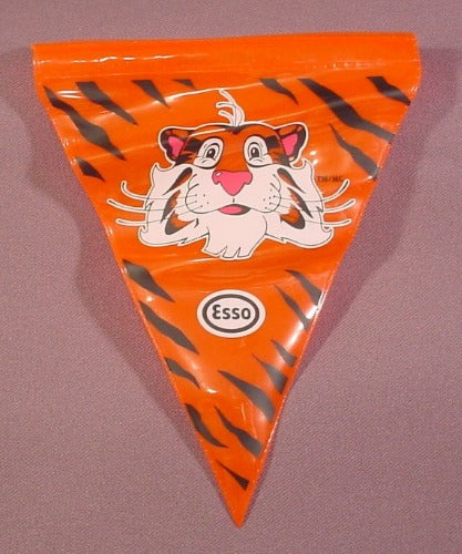 Esso Exxon Advertising Promotional Plastic Tiger Antenna Pennant, 7