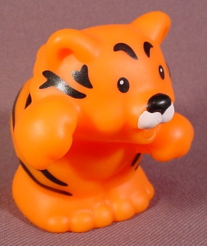 Fisher Price Little People 2001 Baby Tiger Cub With Paws Raised