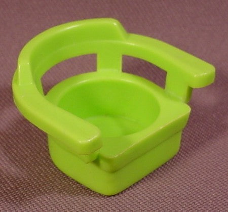 Fisher Price Vintage Lime Green Captain's Kitchen Chair Triangle