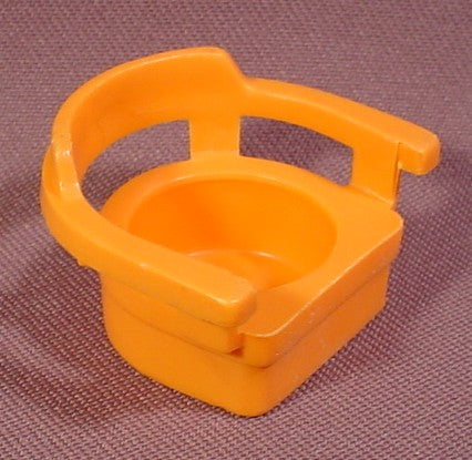 Fisher Price Vintage Orange Captain's Kitchen Chair Triangle