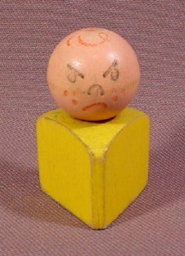 Fisher Price Vintage Freckles Little People, 136 146 Pull Along Lac