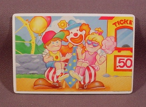 Fisher Price Post Office #2020, Circus Carnival Plastic Postcard Wi