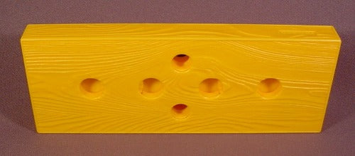 Fisher Price Pretend Wood Piece With 4 Drill Holes 2 Screw Holes, 7