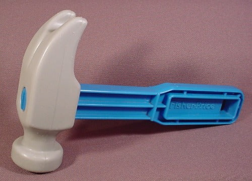 Fisher Price Silver Hammer With Blue Handle, 7156 7170 77170 7176,