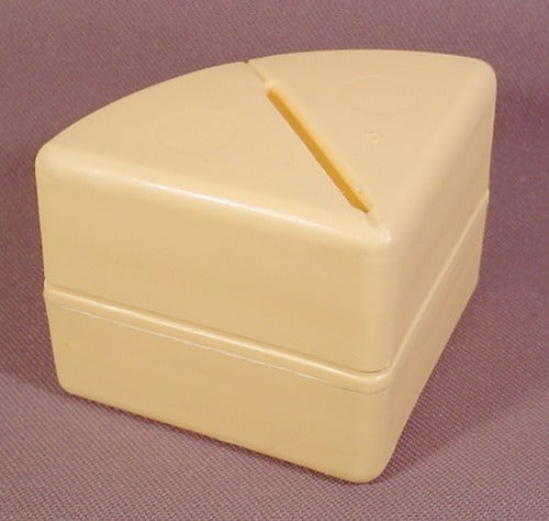 Fisher Price Tan Cake 1/4 Quarter Section, 2152 Create-A-Cake, 1988