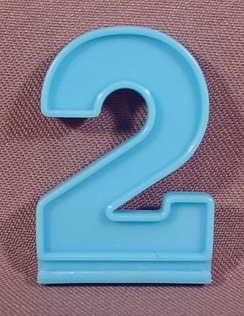 Fisher Price Blue Number "2" Slide In Accessory, 2152 Create-A-Cake