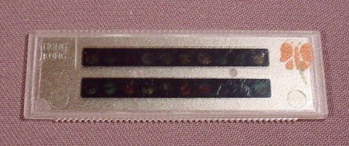 Fisher Price Microscope Slide With Orange Butterfly Symbol, 3005 Mi