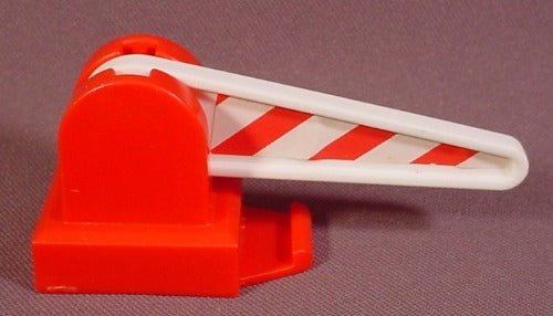 Fisher Price Geotrax White & Red Crossing Barrier, Arm Moves Up And