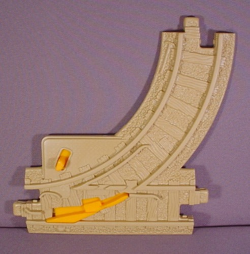 Fisher Price Geotrax Brown Left Hand Y Track With Switch H3464 Work