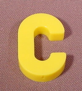 Fisher Price Magnetic Letter Yellow "C", #176 School Days Desk