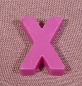 Fisher Price Magnetic Letter Purple "X", #176 School Days Desk