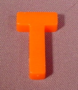 Fisher Price Magnetic Letter Orange "T", #176 School Days Desk