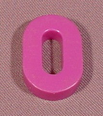 Fisher Price Magnetic Number Purple "0", #176 School Days Desk