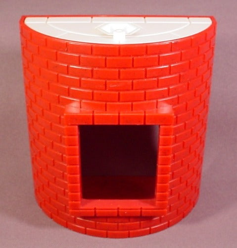 Fisher Price Imaginext Red Brick Semi Circle Wall With Window Openi