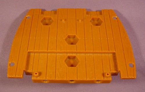 Fisher Price Imaginext Brown Wood Stern Deck With Extendable Plank,