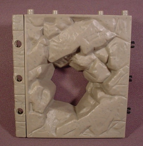 Fisher Price Imaginext Stone Gray Wall With Recessed Cave Opening