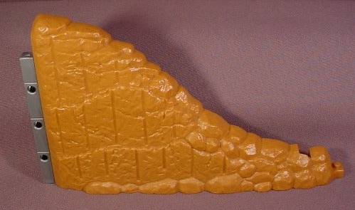 Fisher Price Imaginext Brown Stone Left Side Ramp Wall, 78330 Const