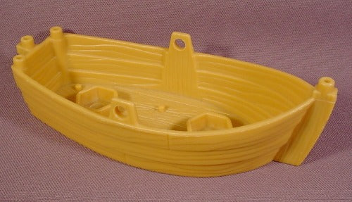Fisher Price Imaginext Light Brown Skiff Rowboat, G8738
