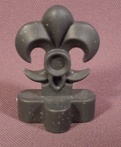 Fisher Price Imaginext Dark Gray Fleur De Lis Style Roof Ornament