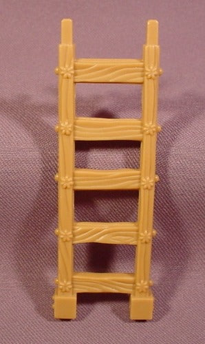 Fisher Price Imaginext Light Brown Wood Assault Ladder, 5 Rungs
