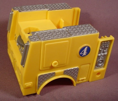 Fisher Price Imaginext Yellow Fire Truck Body With Thumbwheel To Tu