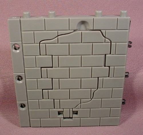 Fisher Price Imaginext Gray Brick Wall With Break Open Panel That D