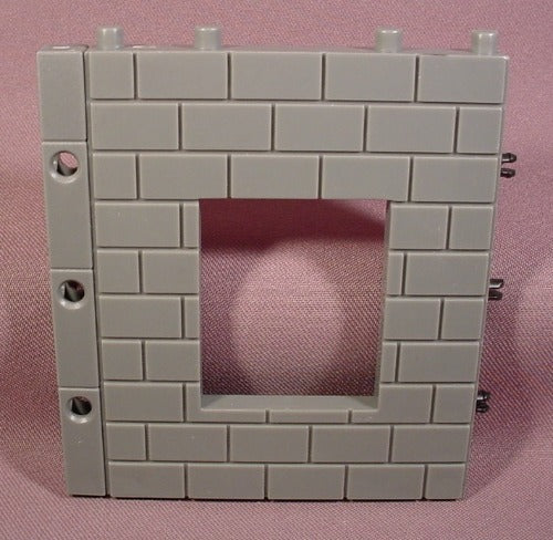 Fisher Price Imaginext Gray Brick Wall With Window Opening, 78334