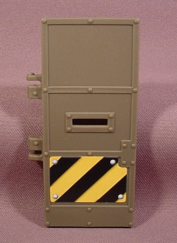 Fisher Price Imaginext Left Hand Gray Brown Door With Slit, 78328 R