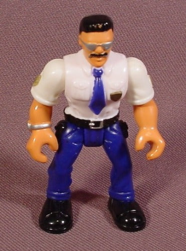 Fisher Price Imaginext Police Officer Figure, Black Hair, 78328