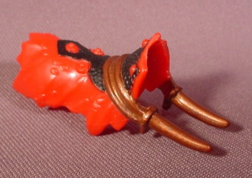 Fisher Price Imaginext Red & Gold Armor To Fit Over Wolf Animal