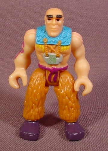 Fisher Price Imaginext Caveman Figure, Fur Pants, Bald Head, 2 1/2"