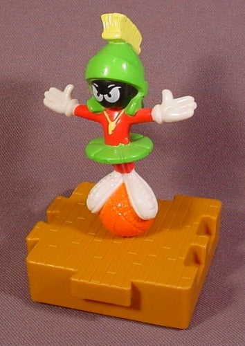 Mcdonalds 1996 Looney Tunes Space Jam Marvin The Martian Toy 4" Tal