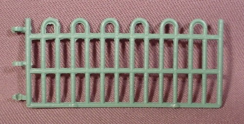 Military Or Police Barricade Drab Green Toy Fence, 3 1/4" Long, 1 3
