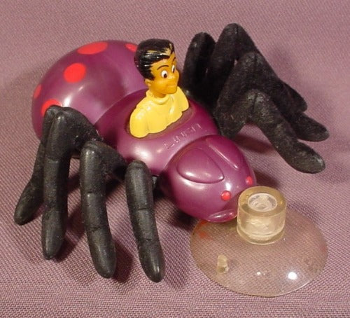 Burger King 1998 Bug Riders Lingo Dashing On Spider Toy, 4 1/4" Lon