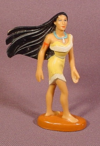 Disney Pocahontas With The Wind Blowing Her Hair PVC Figure, 2 5/8 Inches  Tall, Figurine