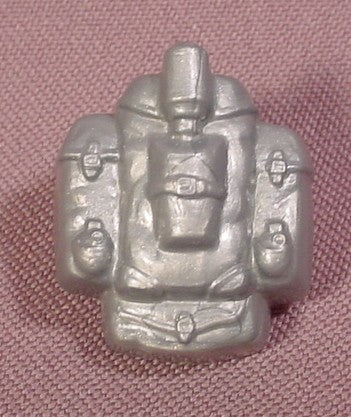 Gi Joe Silver Gray Backpack From 1988 Accessory Pack #6, Hasbro, G.