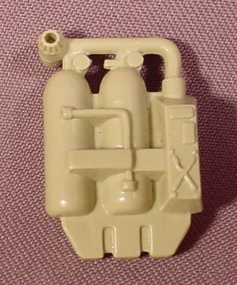 Gi Joe Greenish Brown Flamethrower Backpack From 1985 Accessory Pac