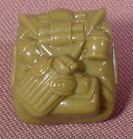 Gi Joe Green Infantry Field Backpack Accessory For 2002 Dart Action