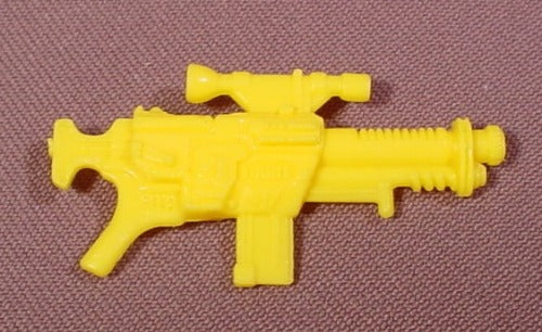 Gi Joe Yellow Scoped Rifle Weapon Accessory For 1993 Law V3 & Armor