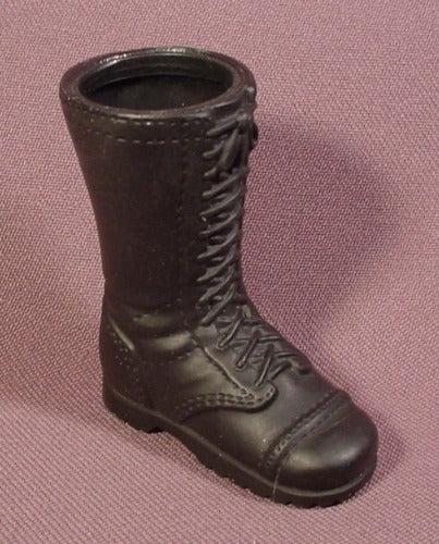 Gi Joe 2 1/4" Tall Black Boot Accessory For 12" Tall Action Figure,
