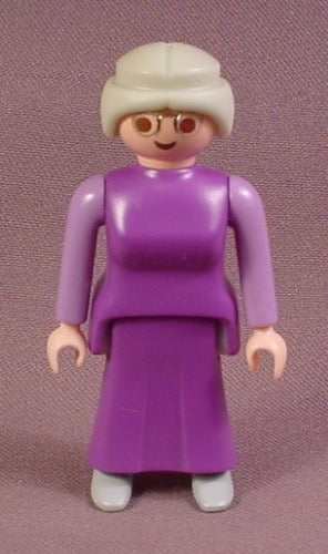 Playmobil Victorian Baby's Nurse Figure, 5313, Nursery, Purple Dres