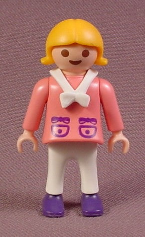 Playmobil Victorian Girl Figure, Pink Dress With Pockets, 5511, Blo