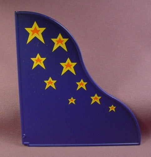 Playmobil Blue Screen Wall With Yellow Stars For Side Of Stage