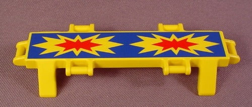 Playmobil Yellow Skateboard Ramp With Blue & Red Design, 3726, Circ