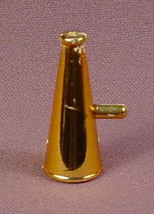 Playmobil Shiny Gold Megaphone With Hand Grip, 3480 3550, Pirates