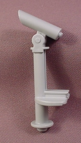 Playmobil Gray Telescope Or Security Camera On Pole Pivoting Hinge