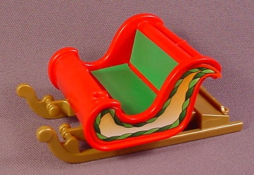 Playmobil Red Santa's Sleigh With Gold Runners, 3850 3942 4058 5755