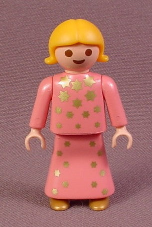 Playmobil Female Girl Child Angel Figure In A Pink Dress