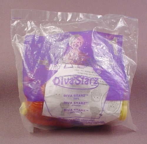 Mcdonalds 2001 Diva Starz Redhead Doll Toy, Sealed In Original Bag,