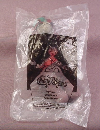 Mcdonalds 2002 Disney Country Bears Henry Toy, Sealed In Original B
